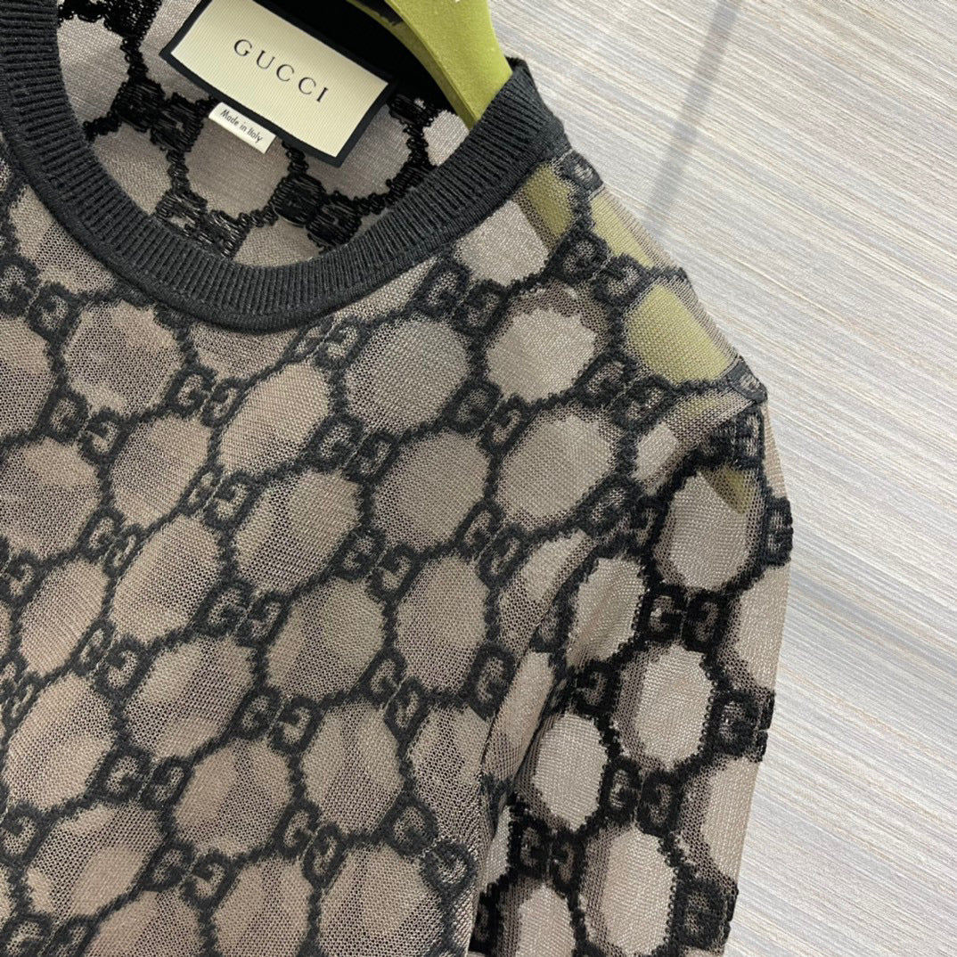 GU Sweater Knitwear Short  Mesh