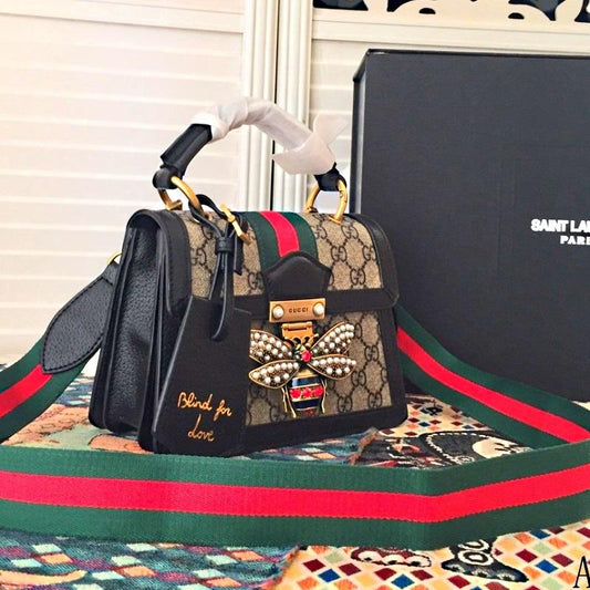 GU Ophida Small Handle Bag Bee