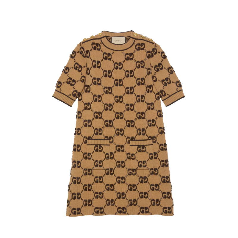 GU  Dress jacquard knitted 2 Color ' s