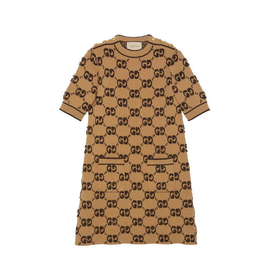 GU  Dress jacquard knitted 2 Color ' s