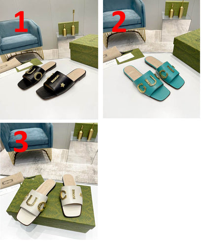 GU Slippers Jumbo Logo