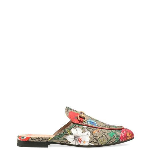 GU Mule Slippers  Floral Princetown