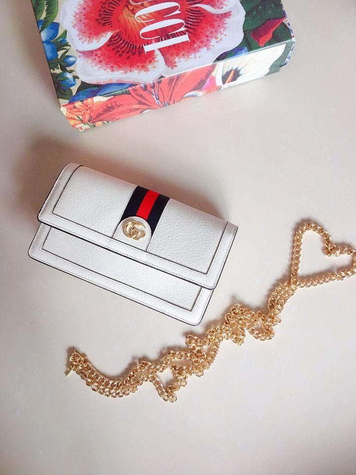 GU  Bag Ophid White