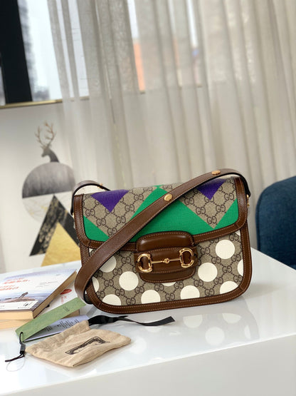 GU Bag Horsebit 1955 Shoulder 25 cm