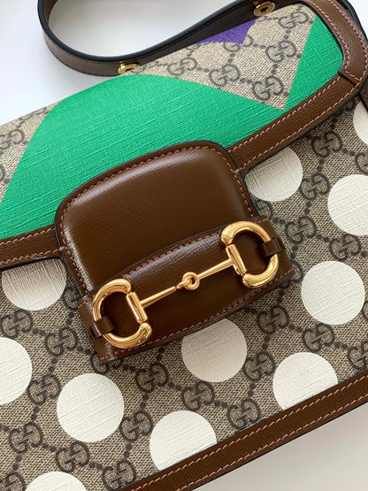 GU Bag Horsebit 1955 Shoulder 25 cm