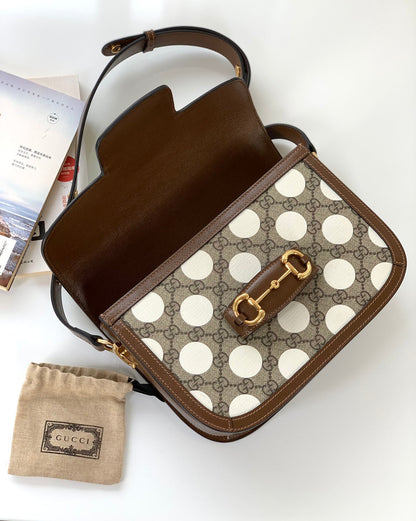 GU Bag Horsebit 1955 Shoulder 25 cm