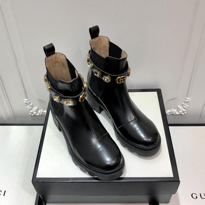 GU Boots  Black Stones