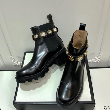 GU Boots  Black Stones