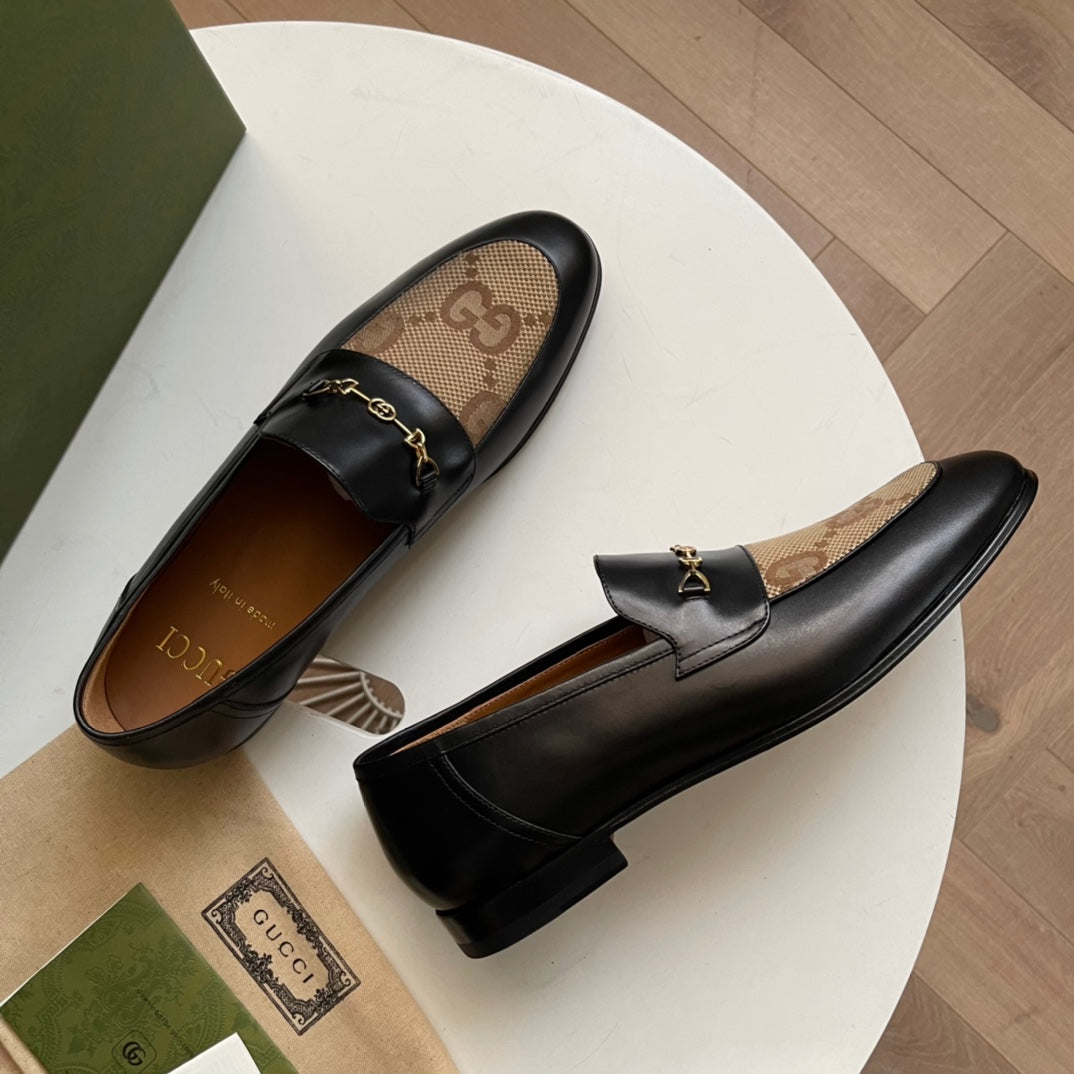 GU Shoes Logo Loafer  Man