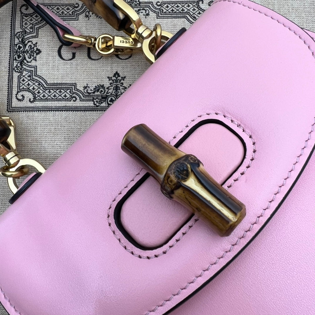 GU  Bag Mini Jumbo Bamboo Pink