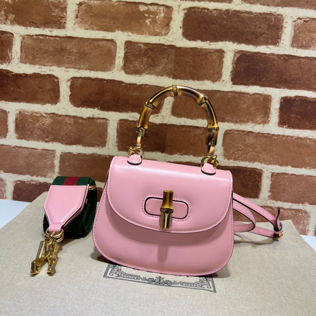 GU  Bag Mini Jumbo Bamboo Pink