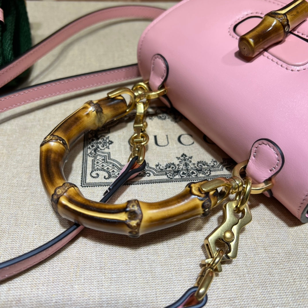 GU  Bag Mini Jumbo Bamboo Pink