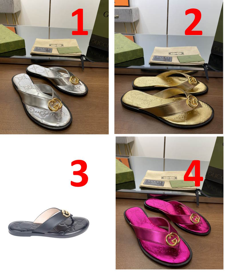 GU Slippers 4  Color 's Flat