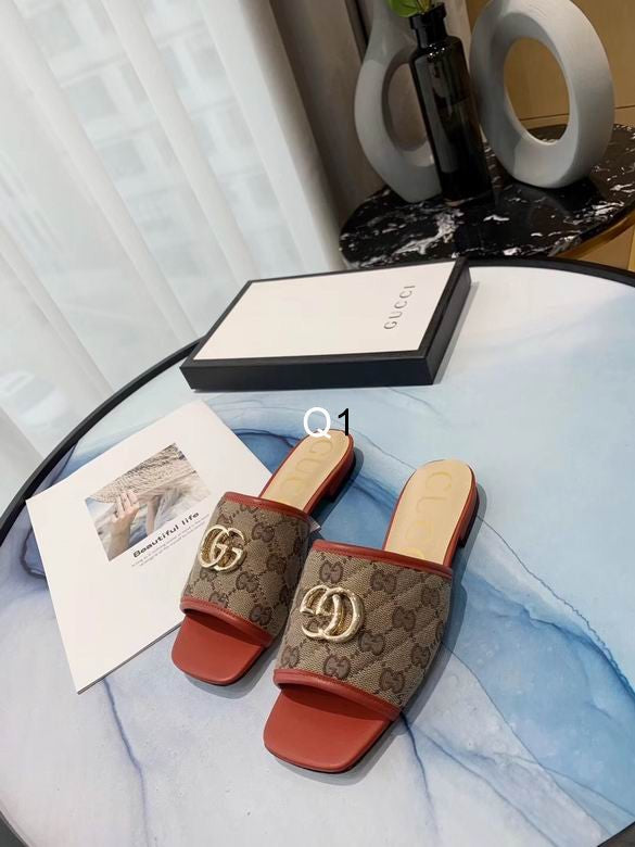 GU Slippers Canvas Slide 2 Color 's