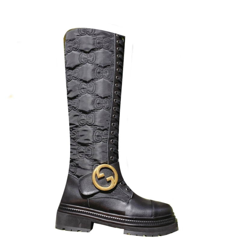 GU Boots High  Flat Wedge