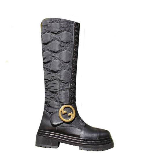 GU Boots High  Flat Wedge