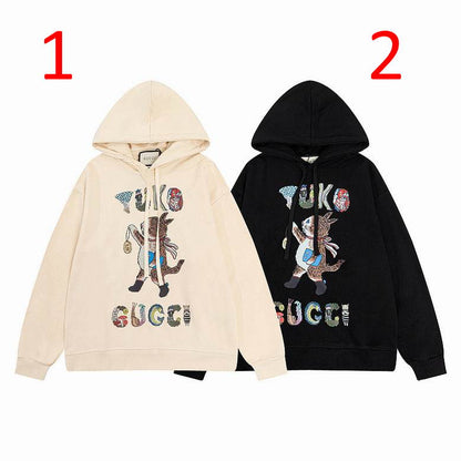 GU  Sweater Sweatshirt 2 Color 's hooded