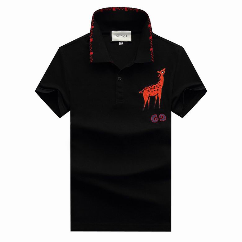 GU  T- shirt  3 Color 's Lapel Polo