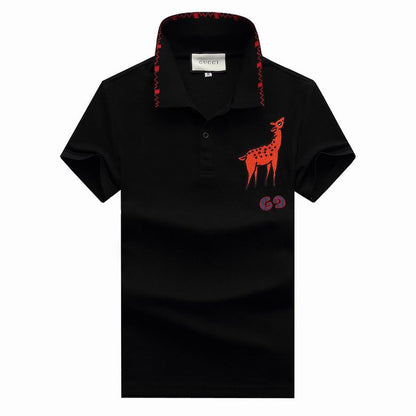 GU  T- shirt  3 Color 's Lapel Polo