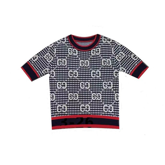 GU T - Shirt Summer KIDS Knitted 2 Color 's