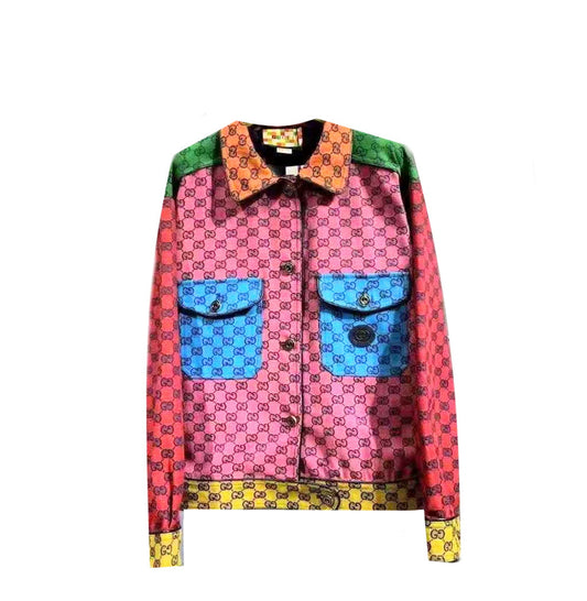 GU Jeans Jacket Colorful