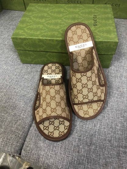 GU  Slippers  Monogram