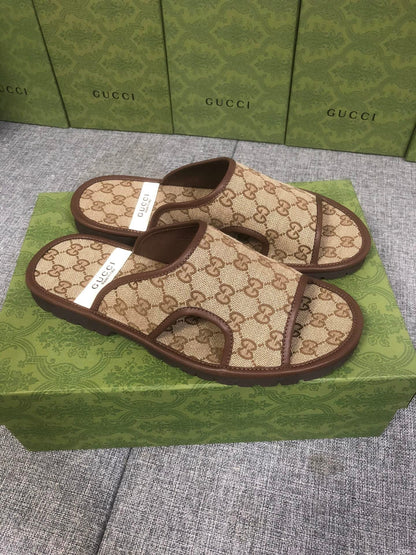 GU  Slippers  Monogram