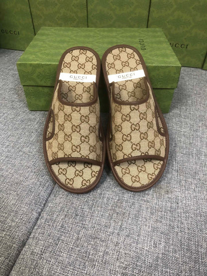 GU  Slippers  Monogram