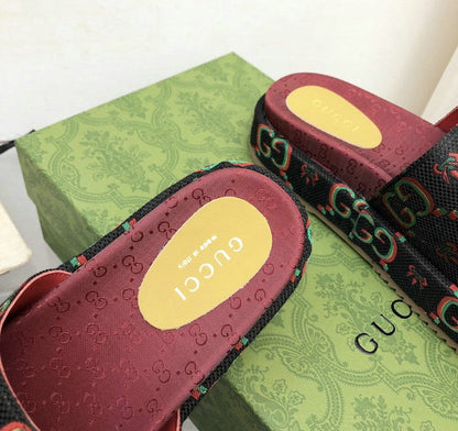 GU Slippers Platform Jumbo Monogram 6 color 's