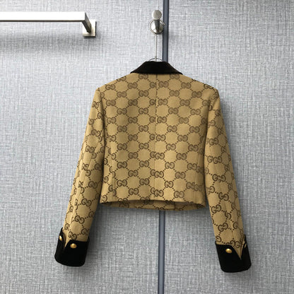 GU Jacket Logo Skirt Suit Woman
