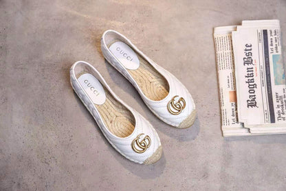 GU Shoes Espadrilles White