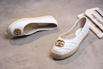 GU Shoes Espadrilles White