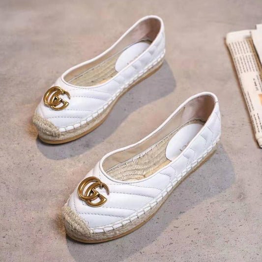 GU Shoes Espadrilles White