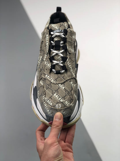 GU vs *BAL Triple S Sneakers Collaboration 46