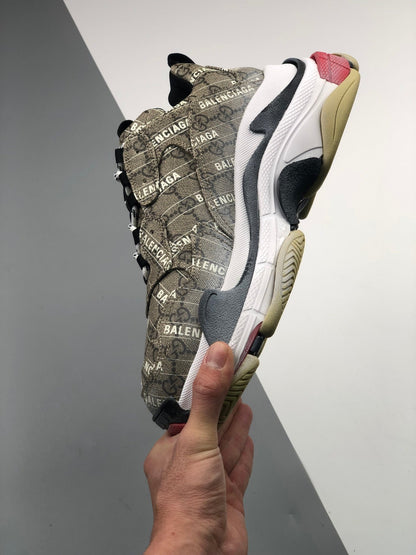 GU vs *BAL Triple S Sneakers Collaboration 46
