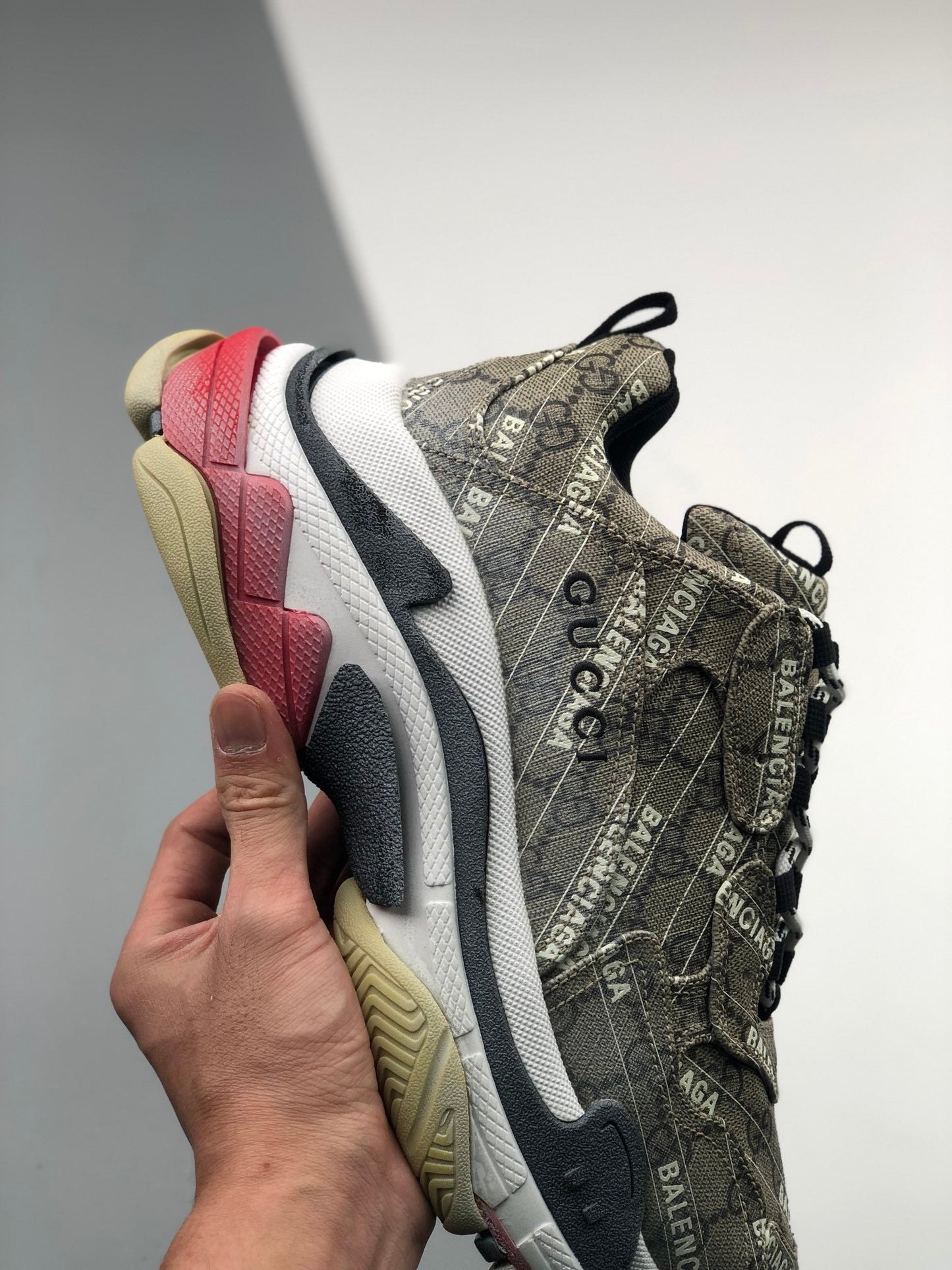 GU vs *BAL Triple S Sneakers Collaboration 46