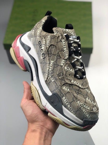 GU vs *BAL Triple S Sneakers Collaboration 46