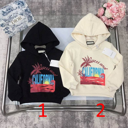 GU Sweater Sweatshirt  KIDS 2 Color 's Hooded
