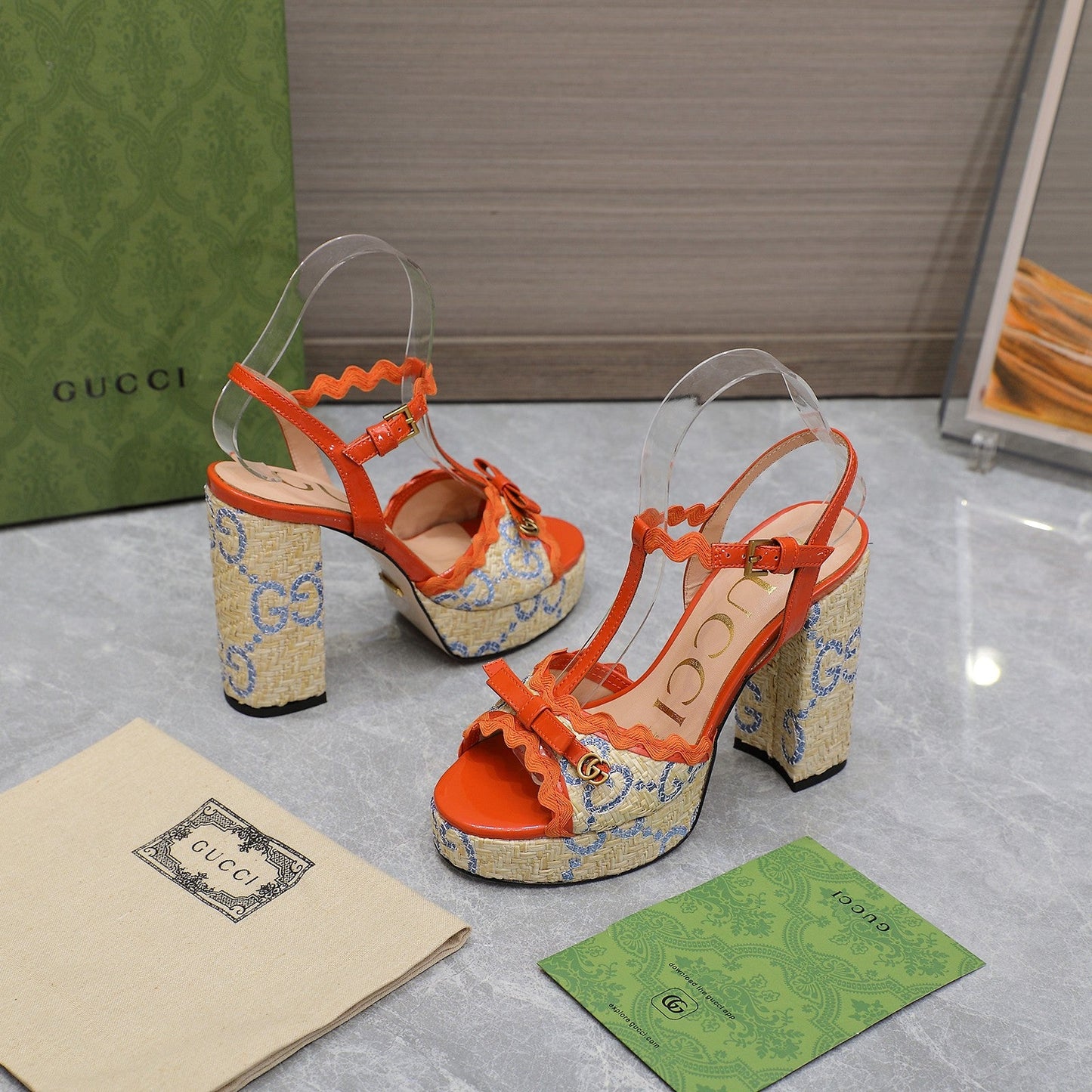 GU Sandals Heels