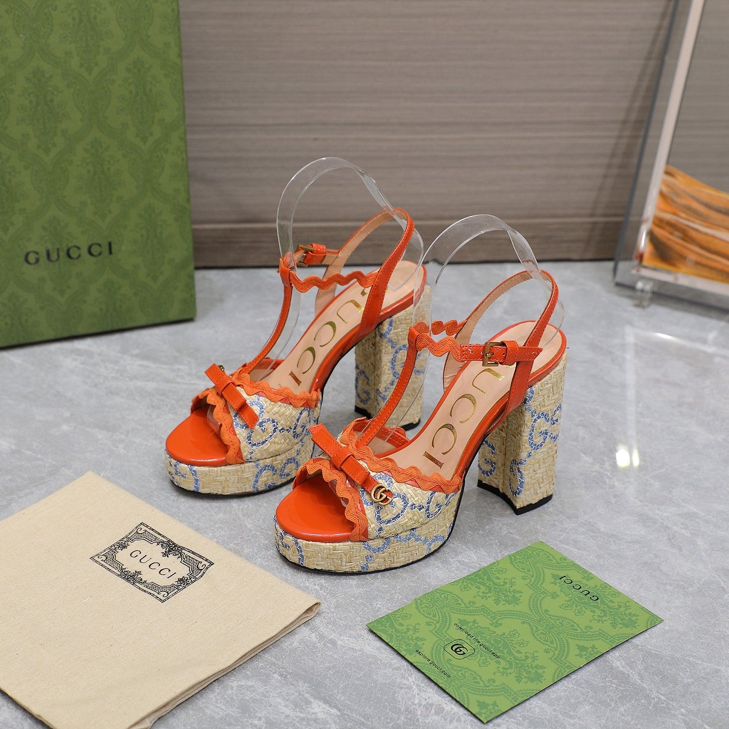 GU Sandals Heels