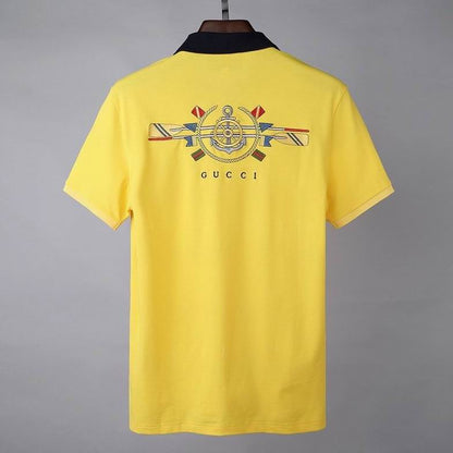 GU T-shirt Lapel Yellow
