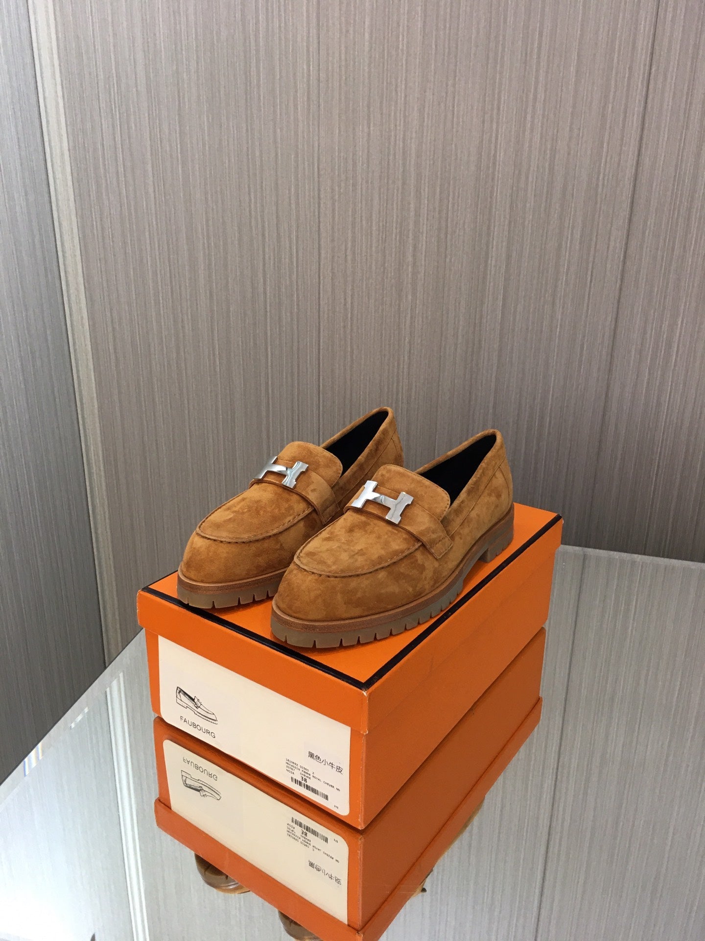 HRM Shoes Woman Suede Faubourg