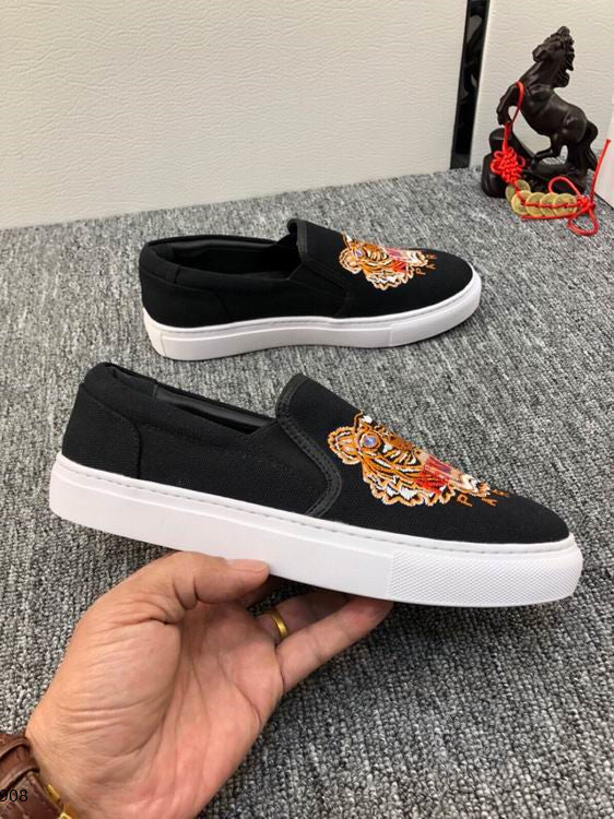 Knzo Shoes Slip on Tiger