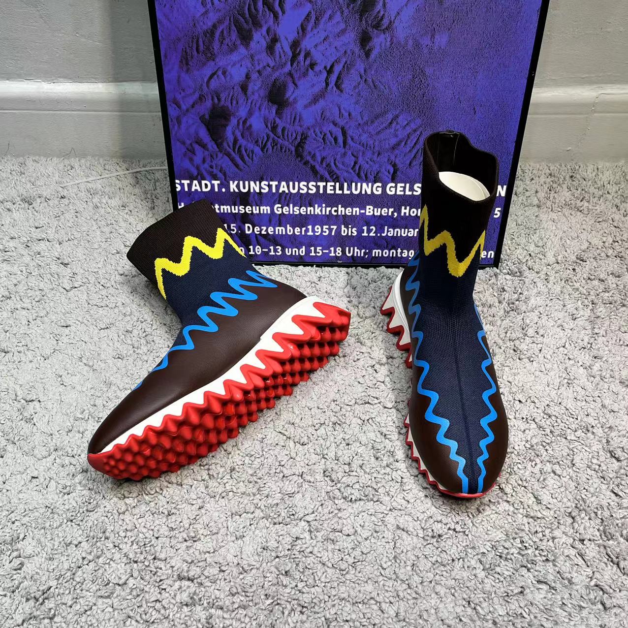 Labutin Sneakers Shark High  4 Color 's  46