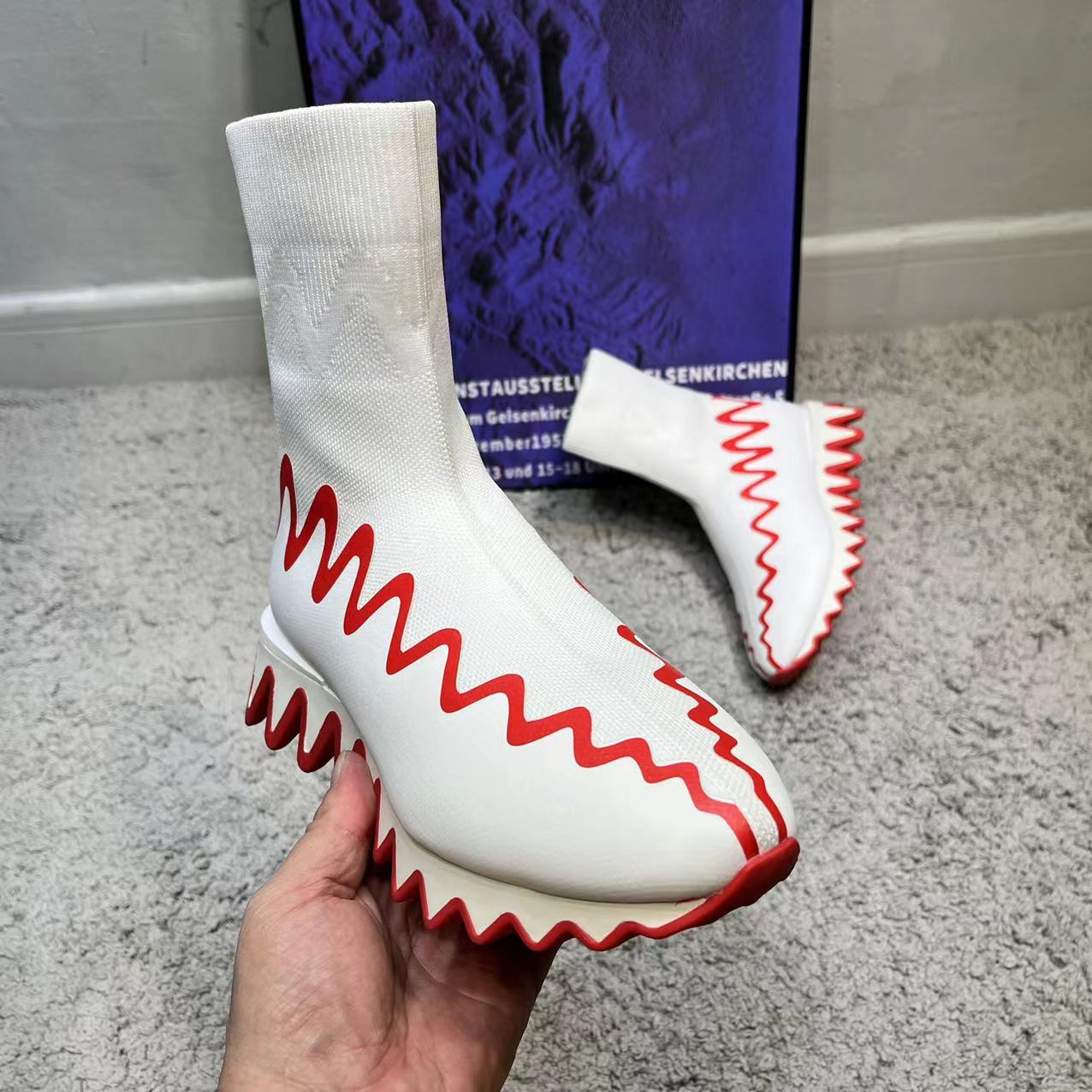 Labutin Sneakers Shark High  4 Color 's  46