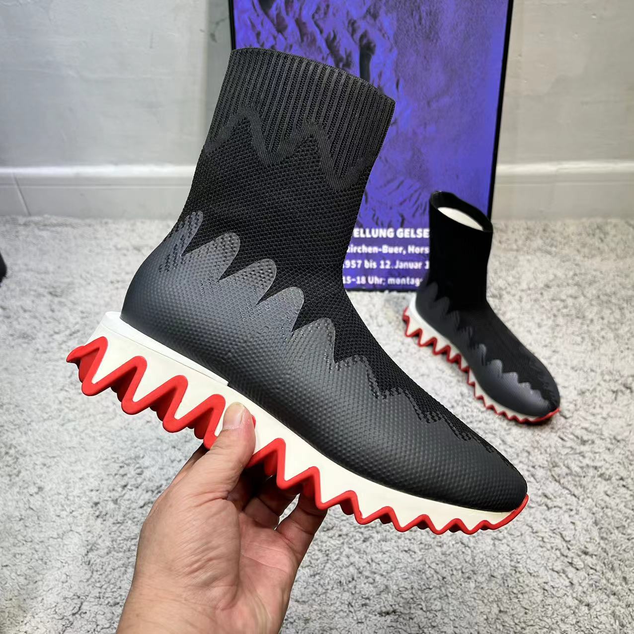 Labutin Sneakers Shark High  4 Color 's  46