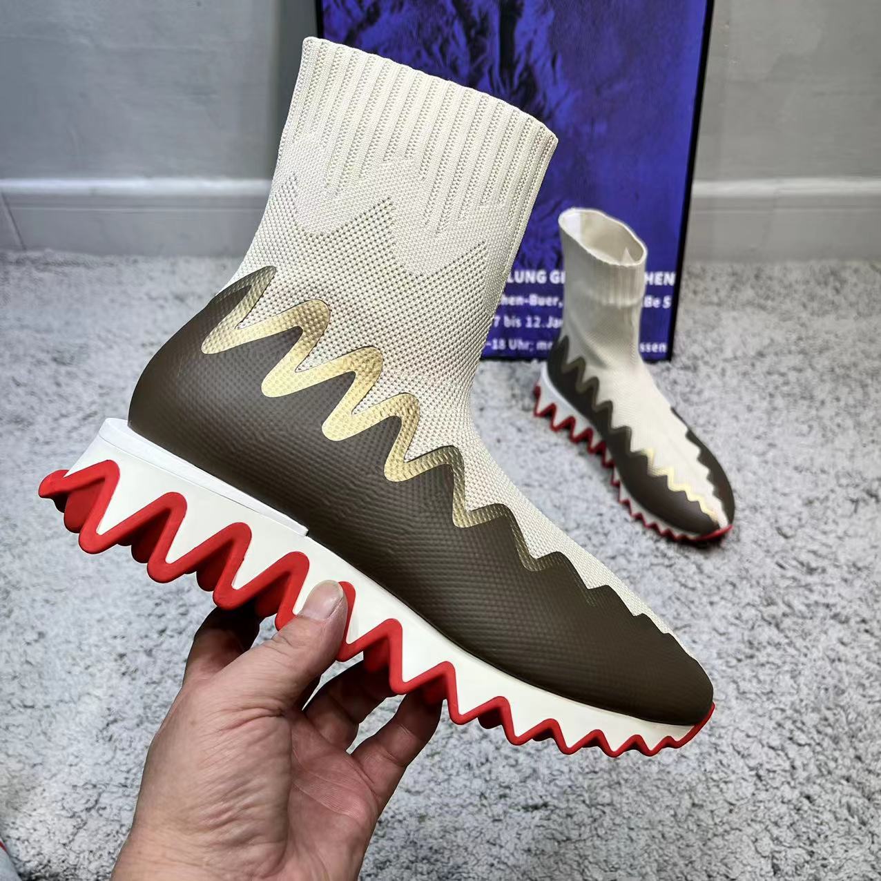 Labutin Sneakers Shark High  4 Color 's  46