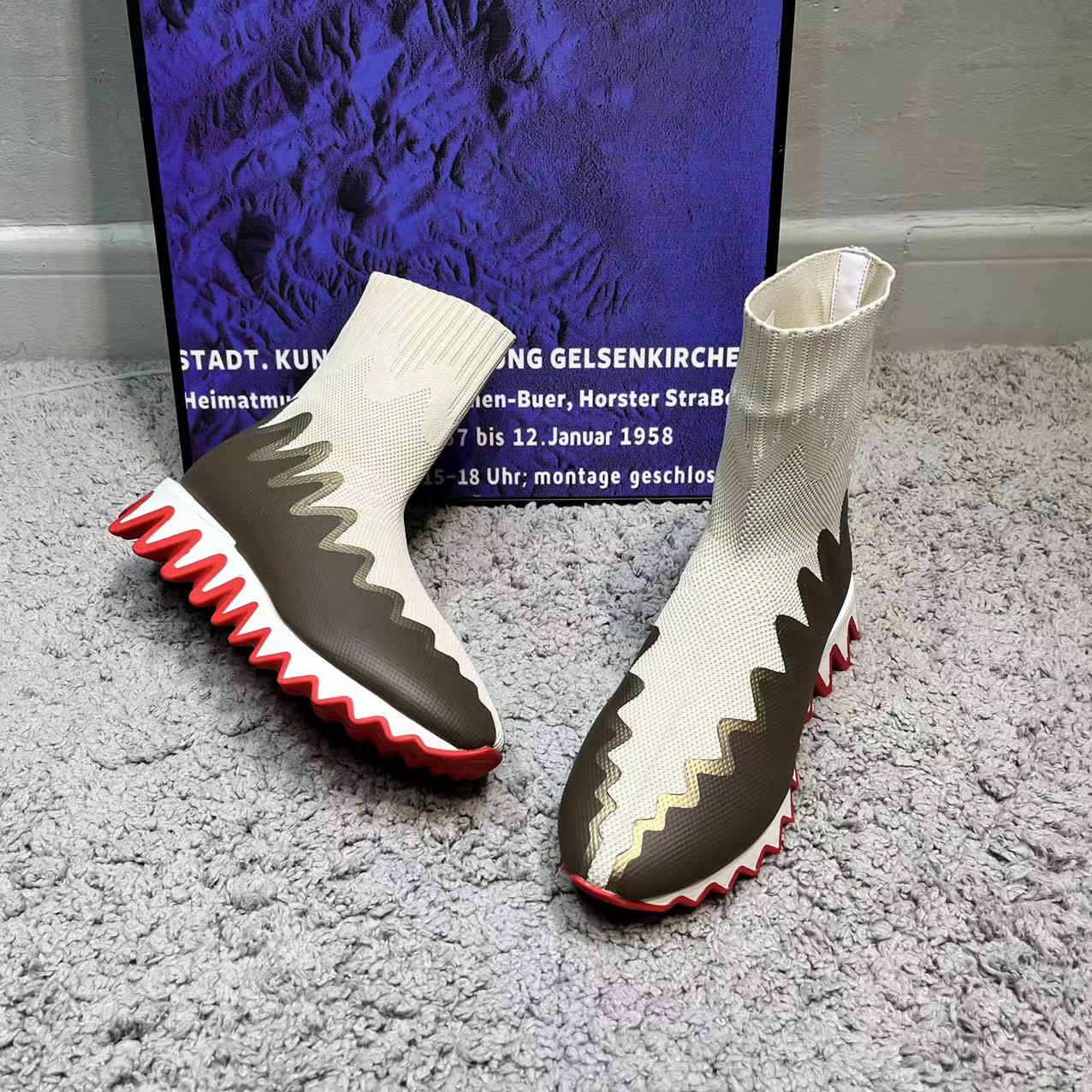 Labutin Sneakers Shark High  4 Color 's  46