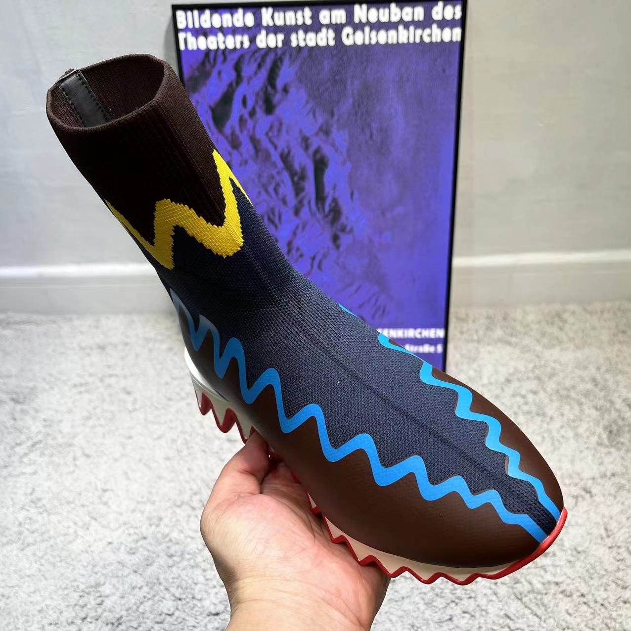 Labutin Sneakers Shark High  4 Color 's  46