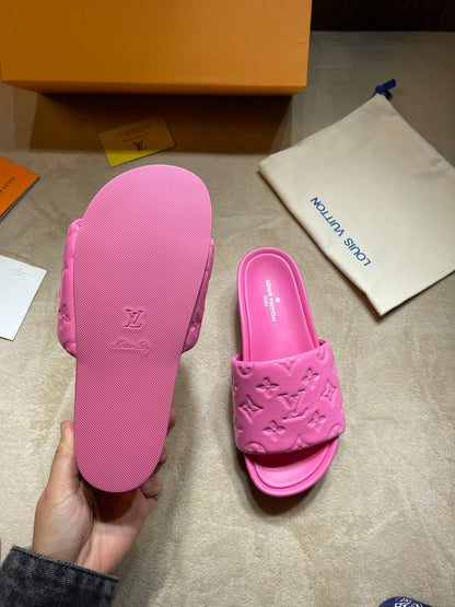LU Slippers Mule Jumbo  Platform 2 Color's